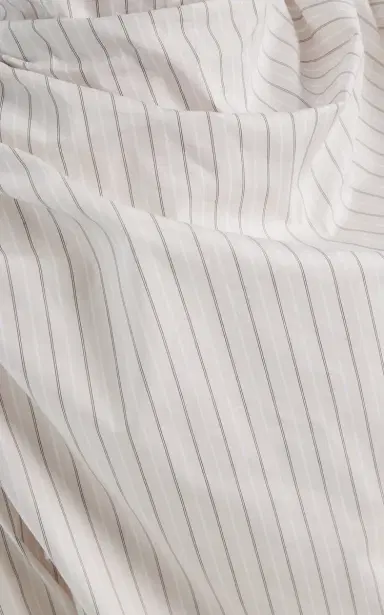 Kallmeyer Penelope Draped Striped Cotton Top | Thumbnail 6