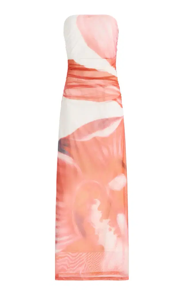 Significant Other Exclusive Sura Floral Strapless Maxi Dress