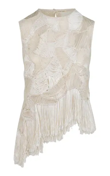 Heirlome Maureen Fringed Silk Top | Thumbnail 7