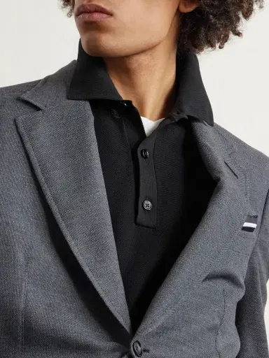 Tom Ford Silk and Cotton-Blend Piqué Polo Shirt - Men | Thumbnail 5 Tom Ford Silk and Cotton-Blend Piqué Polo Shirt - Men | Thumbnail 5