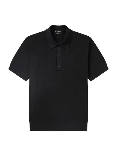 Tom Ford Silk and Cotton-Blend Piqué Polo Shirt - Men | Thumbnail 1 Tom Ford Silk and Cotton-Blend Piqué Polo Shirt - Men | Thumbnail 1