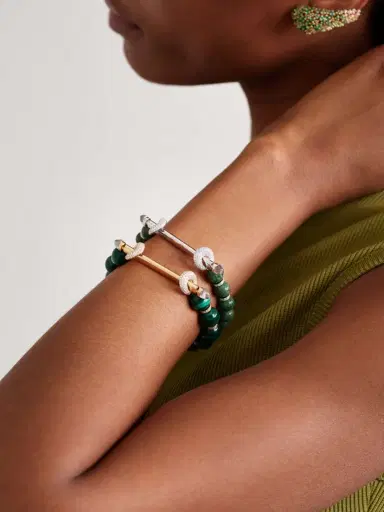 Ananya Jumbo Chakra 18-karat Gold Multi-stone Bracelet | Thumbnail 4 Ananya Jumbo Chakra 18-karat Gold Multi-stone Bracelet | Thumbnail 4