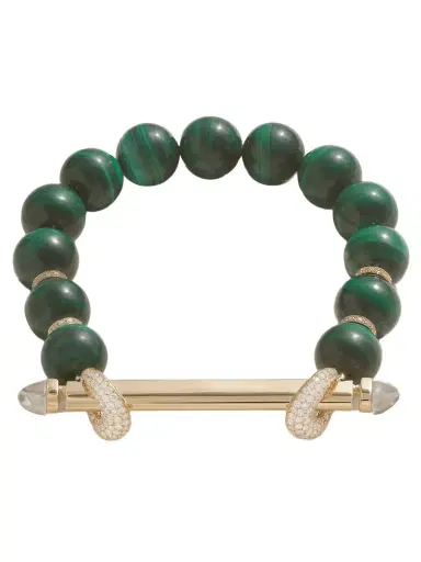Ananya Jumbo Chakra 18-karat Gold Multi-stone Bracelet | Thumbnail 1 Ananya Jumbo Chakra 18-karat Gold Multi-stone Bracelet | Thumbnail 1