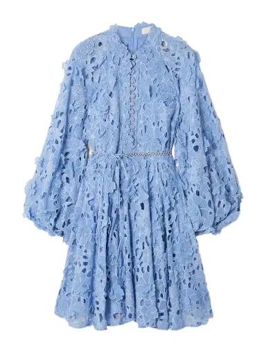 Zimmermann Patience Appliquéd Broderie Anglaise Cotton Mini Dress | Thumbnail 1 Zimmermann Patience Appliquéd Broderie Anglaise Cotton Mini Dress | Thumbnail 1