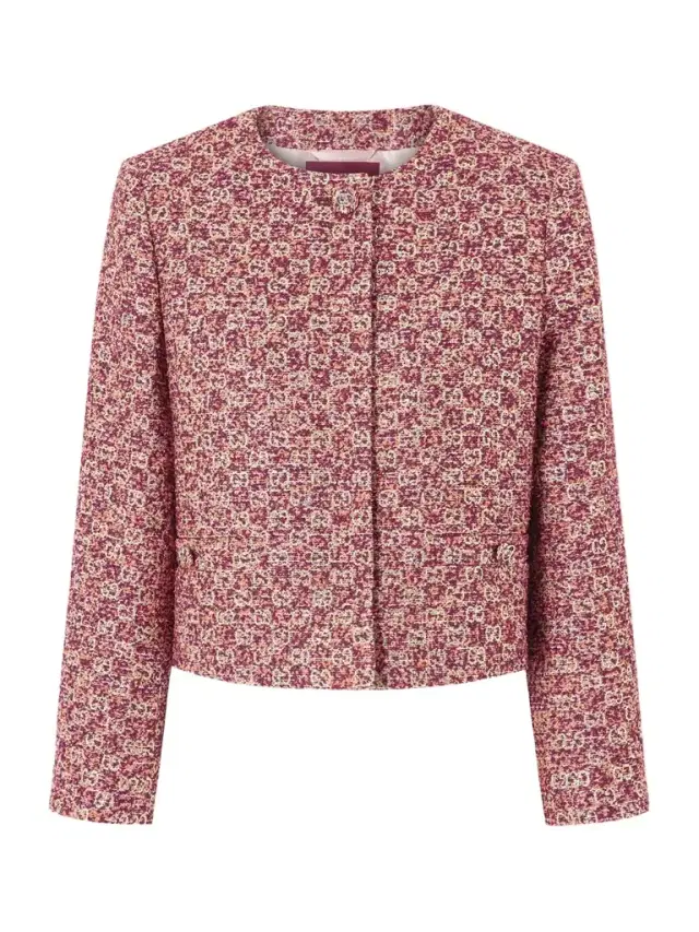 Metallic-tweed Jacket
