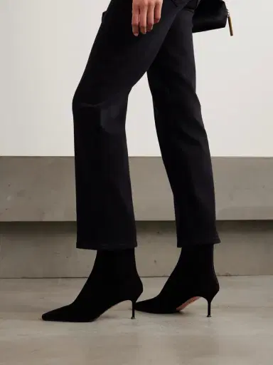 Aquazzura Saint Honoré 65 Suede Ankle Boots | Thumbnail 2