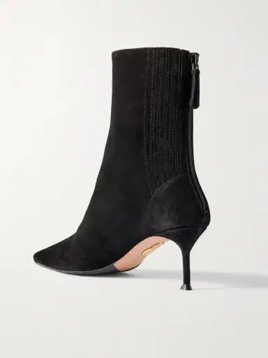 Aquazzura Saint Honoré 65 Suede Ankle Boots | Thumbnail 3