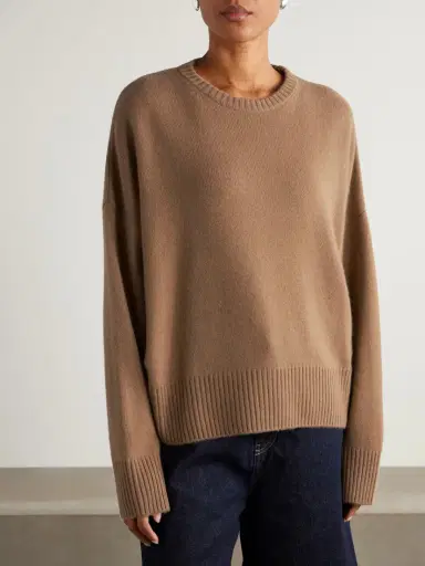 Loulou de Saison Anton Embroidered Cashmere Sweater | Thumbnail 3