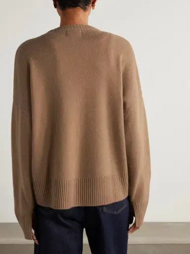 Loulou de Saison Anton Embroidered Cashmere Sweater | Thumbnail 4