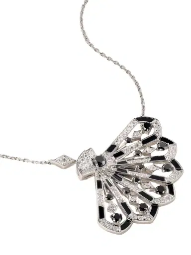 Garrard Fanfare Symphony 18-karat White Gold, Diamond And Spinel Necklace | Thumbnail 1 Garrard Fanfare Symphony 18-karat White Gold, Diamond And Spinel Necklace | Thumbnail 1