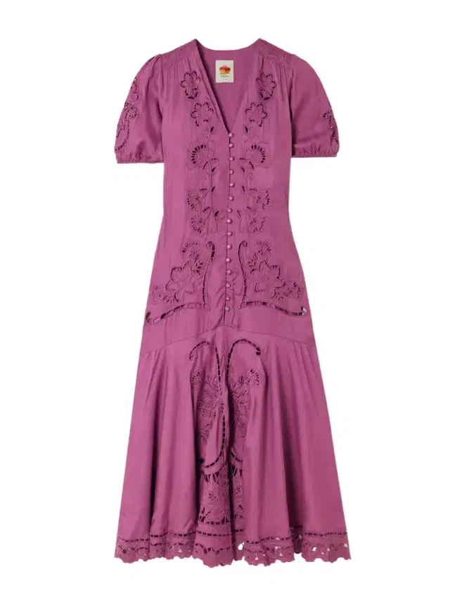 Richilieu Sateen Maxi Dress