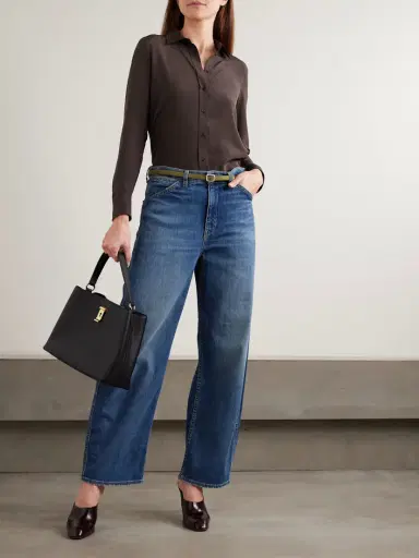 Nili Lotan Gaia Silk Crepe De Chine Shirt | Thumbnail 2 Nili Lotan Gaia Silk Crepe De Chine Shirt | Thumbnail 2