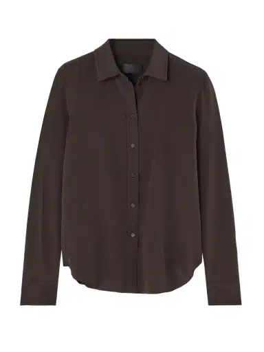 Nili Lotan Gaia Silk Crepe De Chine Shirt | Thumbnail 1 Nili Lotan Gaia Silk Crepe De Chine Shirt | Thumbnail 1