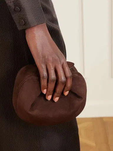 Gabriela Hearst Soft Demi Suede Clutch | Thumbnail 3 Gabriela Hearst Soft Demi Suede Clutch | Thumbnail 3