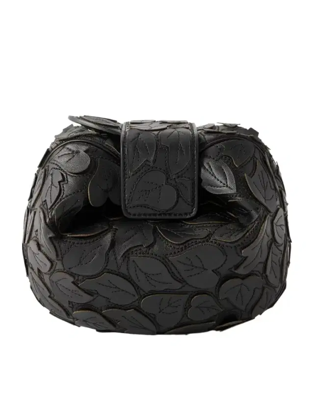 Soft Demi Embroidered Leather Clutch