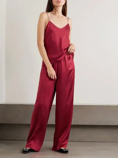 Olivia von Halle Bliss Silk-satin Pajama Set | Thumbnail 2 Olivia von Halle Bliss Silk-satin Pajama Set | Thumbnail 2