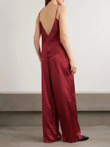 Olivia von Halle Bliss Silk-satin Pajama Set | Thumbnail 3 Olivia von Halle Bliss Silk-satin Pajama Set | Thumbnail 3