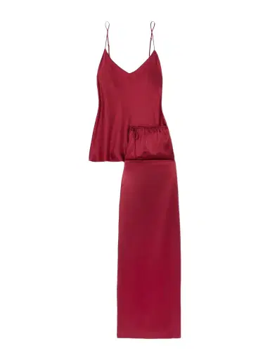 Olivia von Halle Bliss Silk-satin Pajama Set | Thumbnail 1 Olivia von Halle Bliss Silk-satin Pajama Set | Thumbnail 1
