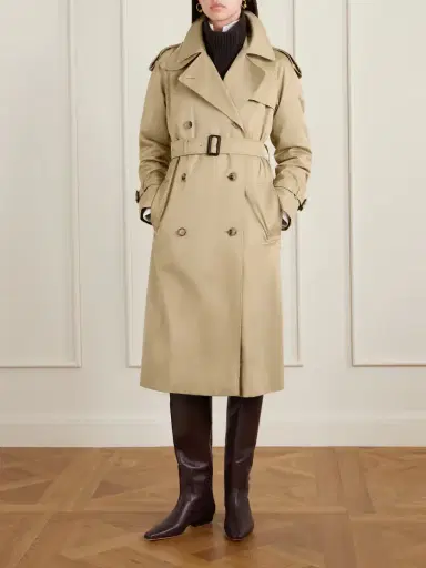 Burberry Castleford Double-breasted Belted Cotton-gabardine Trench Coat | Thumbnail 3 Burberry Castleford Double-breasted Belted Cotton-gabardine Trench Coat | Thumbnail 3