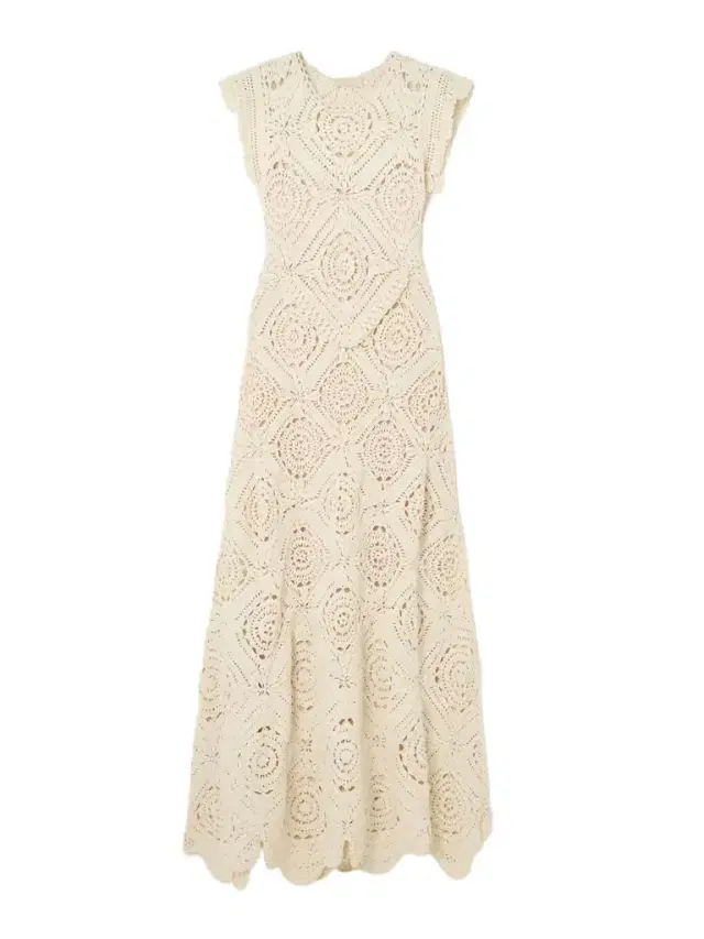 Annalisa Crocheted Cotton Maxi Dress