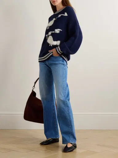 Mother Lasso Sneak Mid-rise Straight-leg Jeans | Thumbnail 2