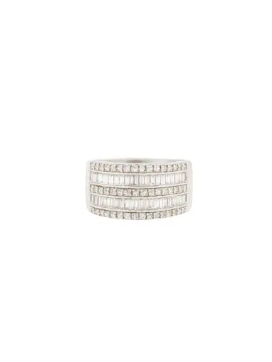 Wish Fine Jewelry 1.00ct Diamond 14K Gold Multi Row Ring | Thumbnail 1 Wish Fine Jewelry 1.00ct Diamond 14K Gold Multi Row Ring | Thumbnail 1