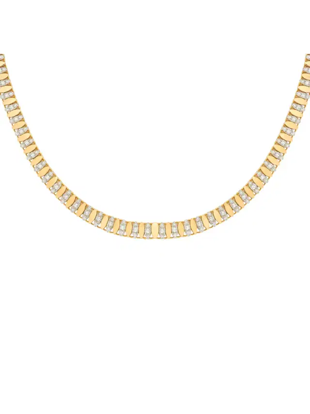 Wish Fine Jewelry 4.83ct Diamond 14K Gold Necklace