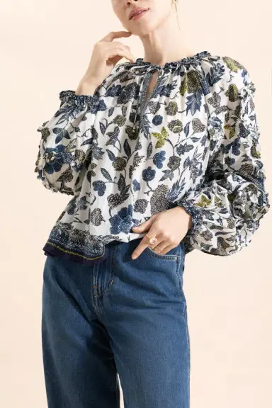 Ulla Johnson Azrou Blouse | Thumbnail 2