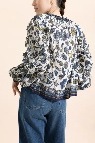 Ulla Johnson Azrou Blouse | Thumbnail 4