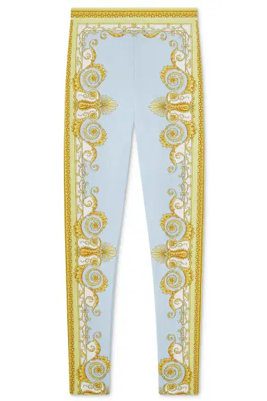 Versace Printed Legging - Pale Yellow Blue | Thumbnail 1