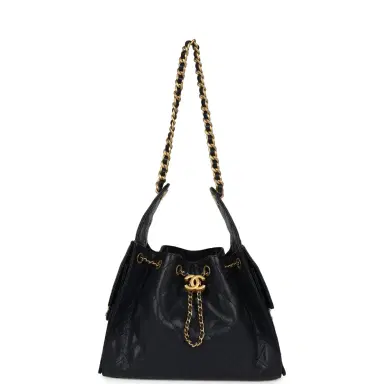 Chanel Chanel Small 25 Hobo Bag Dark Navy Caviar Antique Gold Hardware | Thumbnail 6 Chanel Chanel Small 25 Hobo Bag Dark Navy Caviar Antique Gold Hardware | Thumbnail 6