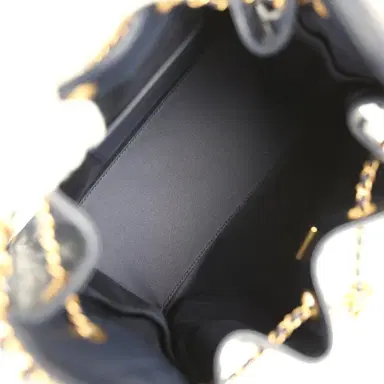 Chanel Chanel Small 25 Hobo Bag Dark Navy Caviar Antique Gold Hardware | Thumbnail 8 Chanel Chanel Small 25 Hobo Bag Dark Navy Caviar Antique Gold Hardware | Thumbnail 8