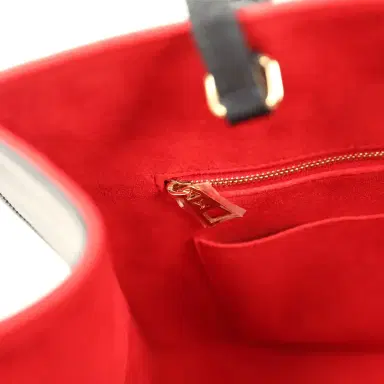Louis Vuitton Louis Vuitton On The Go Fall In Love MM Tote Black, Red, Brown Monogram Gold Hardware | Thumbnail 10 Louis Vuitton Louis Vuitton On The Go Fall In Love MM Tote Black, Red, Brown Monogram Gold Hardware | Thumbnail 10