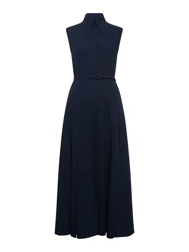 Durand Pleated Maxi Shirtdress