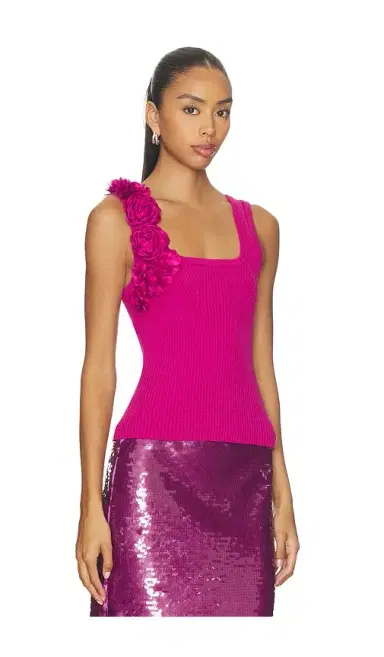 Aje Emmy Flower Knit Tank Top | Thumbnail 2