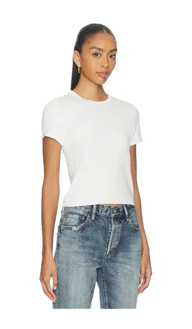 RE/DONE 90's Ribbed Cap Sleeve Tee | Thumbnail 2