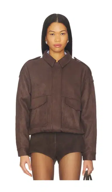 Elodie the Label Elio Faux Suede Jacket | Thumbnail 2