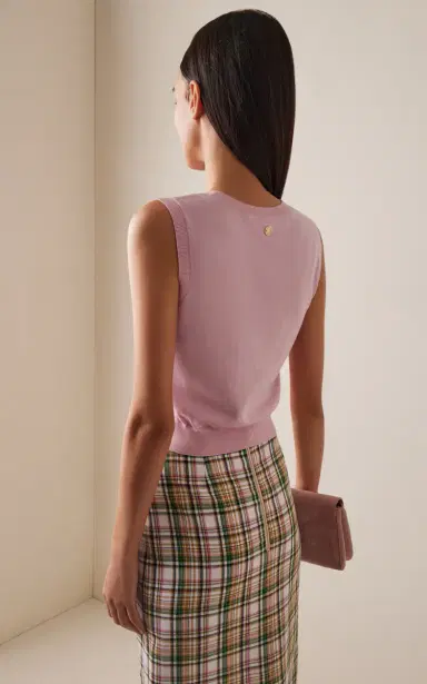 Carolina Herrera Silk-Cotton Knit Top | Thumbnail 4 Carolina Herrera Silk-Cotton Knit Top | Thumbnail 4