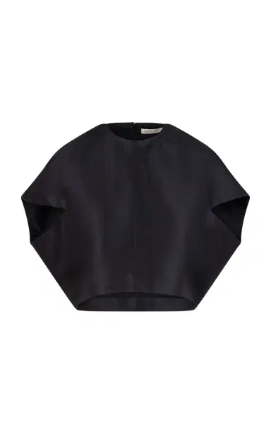 Heirlome Lulu Structured Silk Crop Top | Thumbnail 1