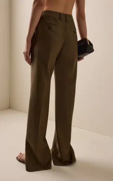 Heirlome Petula Mid-Rise Straight-Leg Silk Trouser | Thumbnail 4