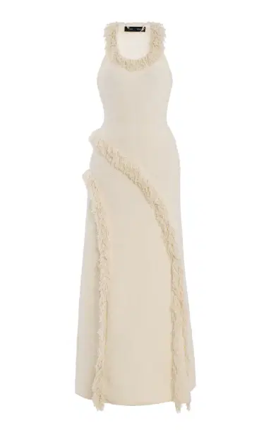 Proenza Schouler Nilo Jacquard Wool Midi Dress | Thumbnail 3