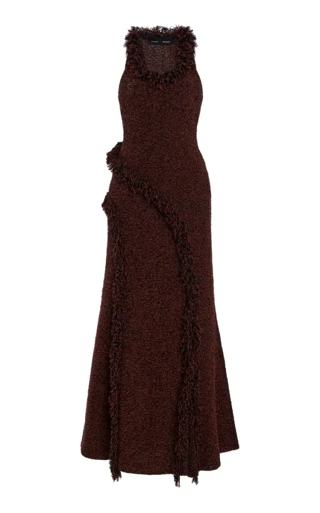Proenza Schouler Nilo Jacquard Wool Midi Dress