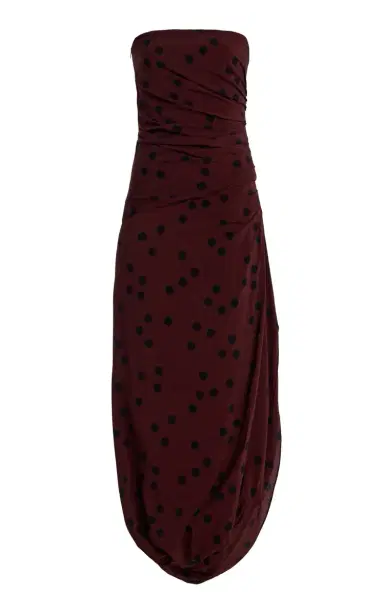 Proenza Schouler Nayara Polka Dot Maxi Dress | Thumbnail 9