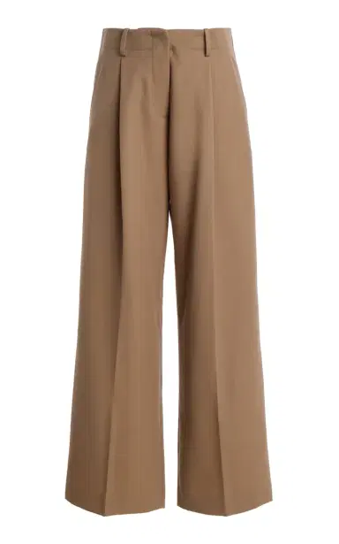 Proenza Schouler Halima Wool Gabardine Pants | Thumbnail 1 Proenza Schouler Halima Wool Gabardine Pants | Thumbnail 1