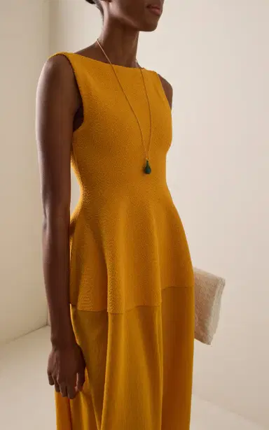 Proenza Schouler Sukki Draped Midi Dress | Thumbnail 2 Proenza Schouler Sukki Draped Midi Dress | Thumbnail 2