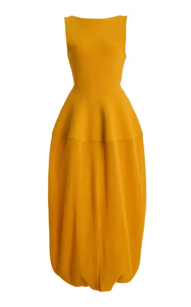Proenza Schouler Sukki Draped Midi Dress | Thumbnail 8 Proenza Schouler Sukki Draped Midi Dress | Thumbnail 8