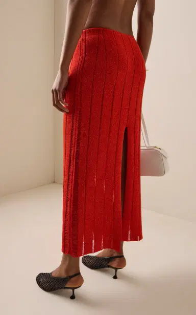 Proenza Schouler Maelle Tweed Midi Skirt | Thumbnail 4