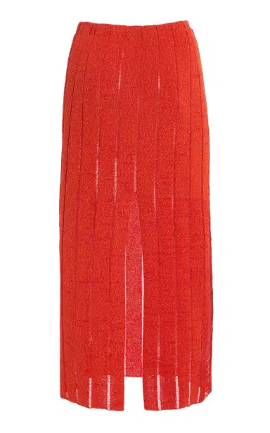 Proenza Schouler Maelle Tweed Midi Skirt | Thumbnail 5
