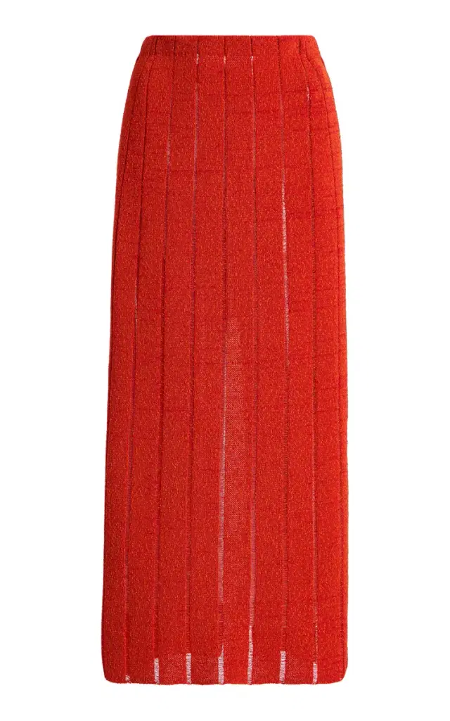 Proenza Schouler Maelle Tweed Midi Skirt