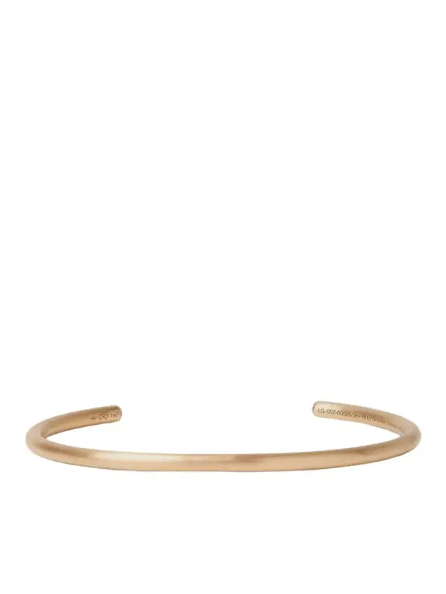 LE GRAMME Le 17 Brushed 18-Karat Gold Cuff - Men